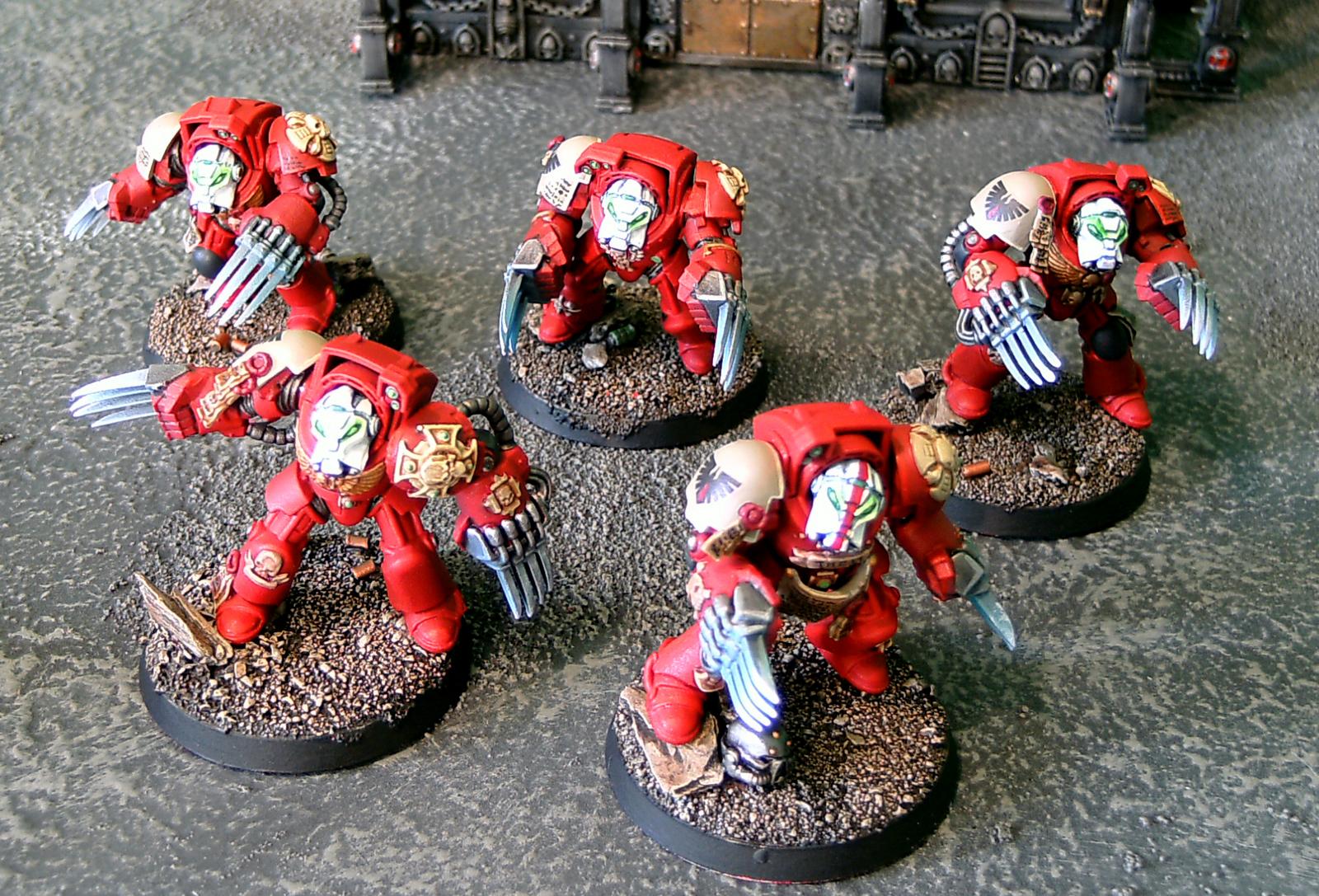 Assault Terminators, Blood Ravens, Lighting Claw, Ouze, Space Marines